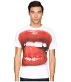 Vivienne Westwood Lips Print T-shirt (white) Men's T Shirt