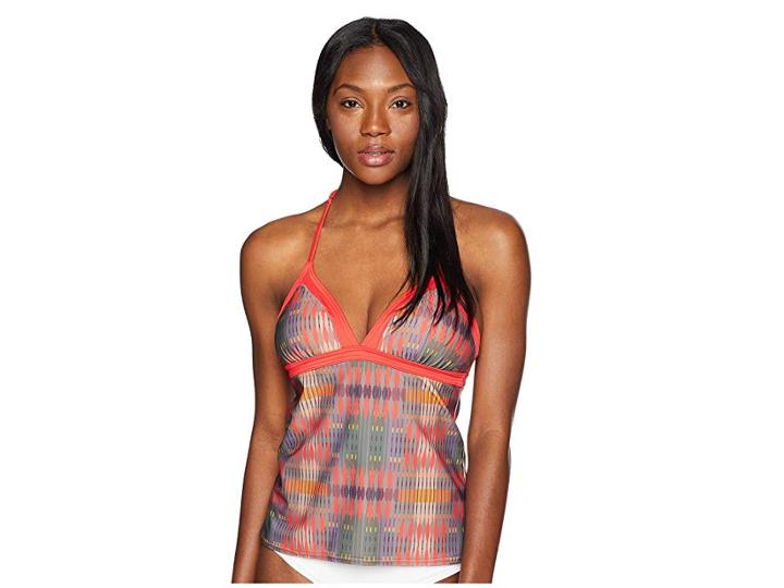 Prana Aleka Tankini (carmine Desert Geo) Women's Swimwear