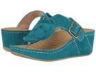 David Tate Spring (teal Suede) Women's Clog/mule Shoes