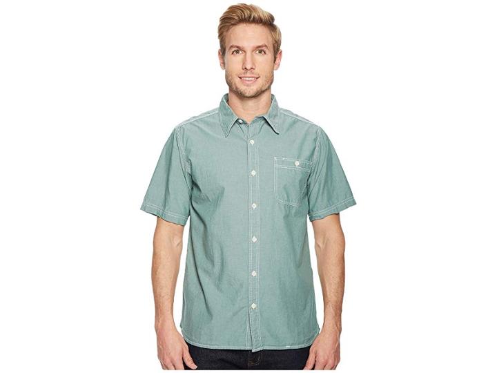Mountain Khakis Mountain Chambray S/s Shirt (deep Sea) Men's T Shirt