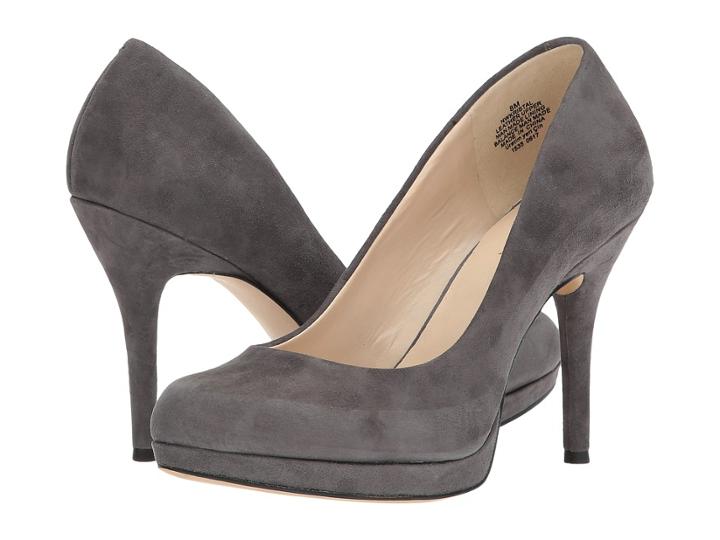 Nine West Kristal Pump (dark Drey Suede) Women's Shoes