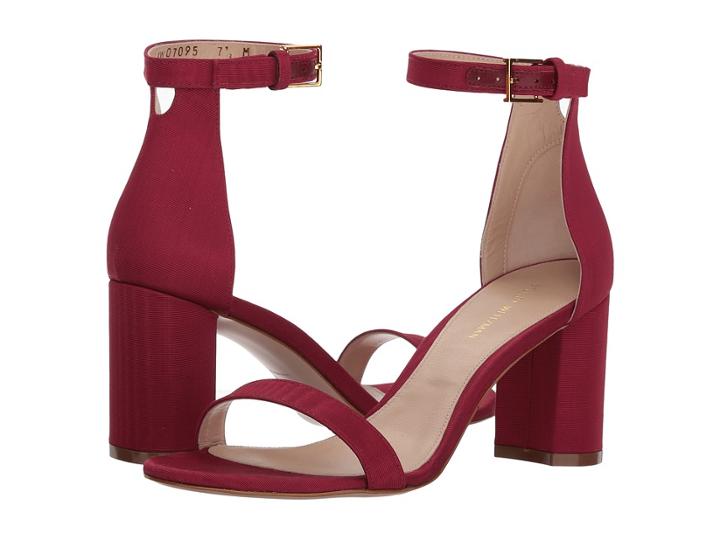 Stuart Weitzman 75lessnudist (garnet Moare) Women's Shoes