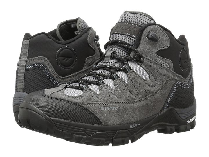 Hi-tec Ox Belmont Mid I Waterproof (gull Grey/black/goblin Blue) Men's Shoes