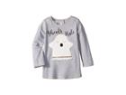 Mud Pie Halloween Ghost Long Sleeve Tunic (infant/toddler) (gray) Girl's T Shirt