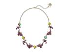 Betsey Johnson Fish Collar Necklace (pink) Necklace