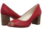 Anne Klein Meredith (medium Red Leather) Women's Shoes