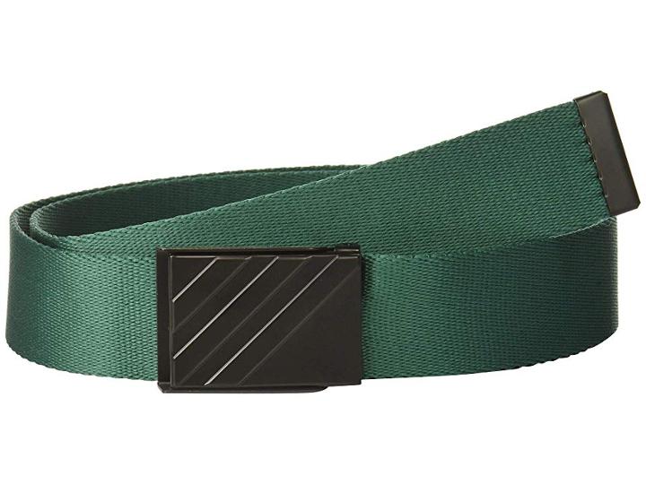 Adidas Golf Webbing Belt (noble Green) Men's Belts