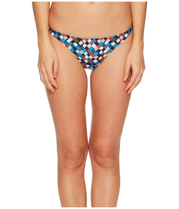 Tory Burch Swimwear Clemence Hipster Bikini Bottom (navy Prism) Women's Swimwear