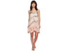 Green Dragon Watercolor Sateen Constance Swing Dress (multi) Women's Dress