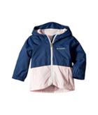 Columbia Kids Rain-zillatm Jacket (toddler) (carbon/whitened Pink/white Logo) Girl's Jacket