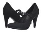 Ecco Shape 75 Sleek Mary Jane (black/black Calf Nubuck/cow Nubuck) High Heels