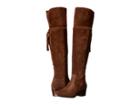 Frye Clara Tassel Over-the-knee (wood Oiled Suede) Women's Boots