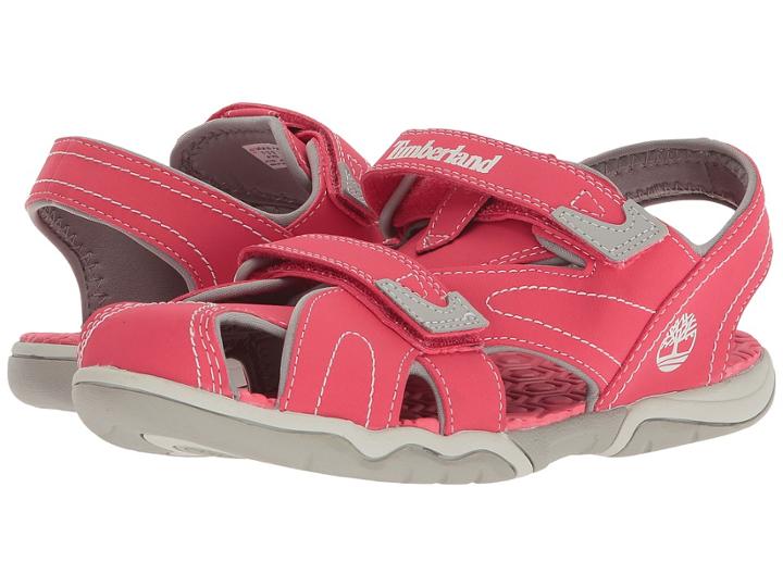 Timberland Kids Adventure Seeker Closed Toe Sandal (big Kid) (geranium) Boys Shoes