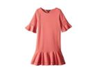 Polo Ralph Lauren Kids Ponte Inset-lace Dress (little Kids/big Kids) (adirondack Berry) Girl's Dress