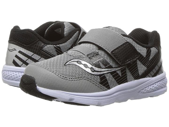 Saucony Kids Ride Pro (toddler/little Kid) (grey/black) Boys Shoes