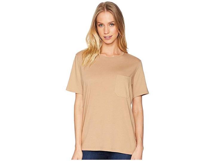 Richer Poorer Crew Pocket Tee (tan) Women's T Shirt