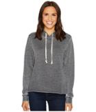 Alternative Burnout French Terry Day Off Hoodie (washed Black) Women's Sweatshirt