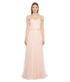 Donna Morgan Adeline Strapless Top Skirt (pearl Pink) Women's Dress