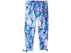 Lilly Pulitzer Kids Maia Leggings (toddler/little Kids/big Kids) (twilight Blue Scale Up) Girl's Casual Pants