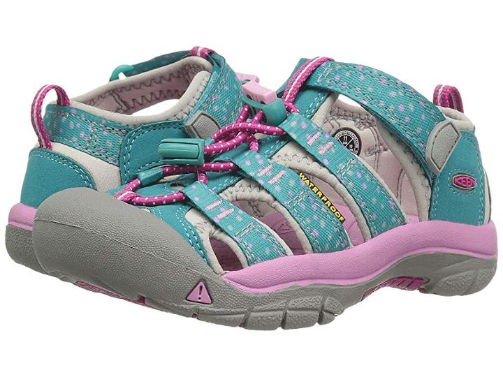 Keen Kids Newport H2 (toddler/little Kid) (viridian Dots) Girls Shoes