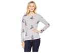 Joules Harbour Printed Jersey Top (cream Painted Pheasant) Women's Clothing