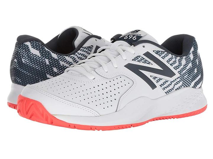 New Balance Mch696v3 Tennis (white/petrol) Men's Tennis Shoes