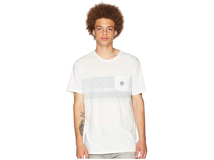 Vissla Surfrider Short Sleeve Pocket Tee (vintage White) Men's T Shirt