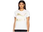 Puma Classics Logo Tee (white) Women's T Shirt