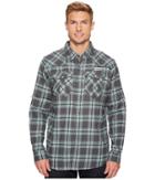 Columbia Beadhead Flannel Long Sleeve Shirt (grill Plaid) Men's Long Sleeve Button Up