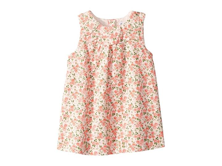 Janie And Jack Corduroy Floral Dress (infant) (floral) Girl's Dress