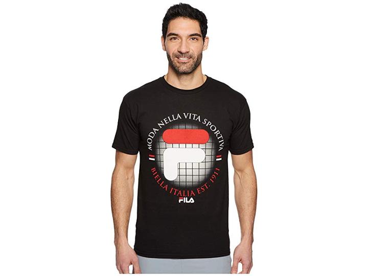 Fila Moda Nella T-shirt (black/white/red) Men's T Shirt
