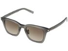 Saint Laurent Sl 138 F Slim (grey/grey/brown) Fashion Sunglasses