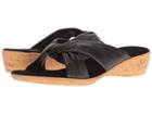 Onex Ana (black Leather) Women's Sandals