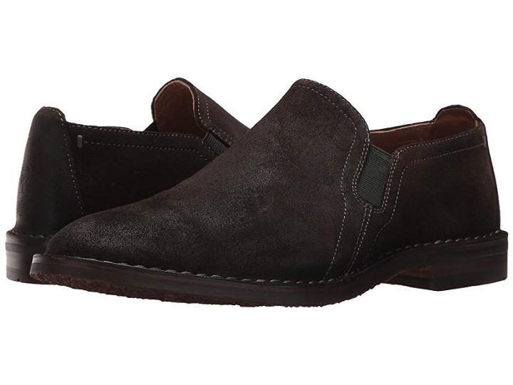 Trask Blaine (gray Waxed Suede) Men's Shoes