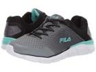 Fila Memory Countdown 5 Running (castlerock/black/aruba Blue) Women's Shoes