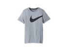 Nike Kids Breathe Training Top (little Kids/big Kids) (pure Platinum) Boy's Clothing