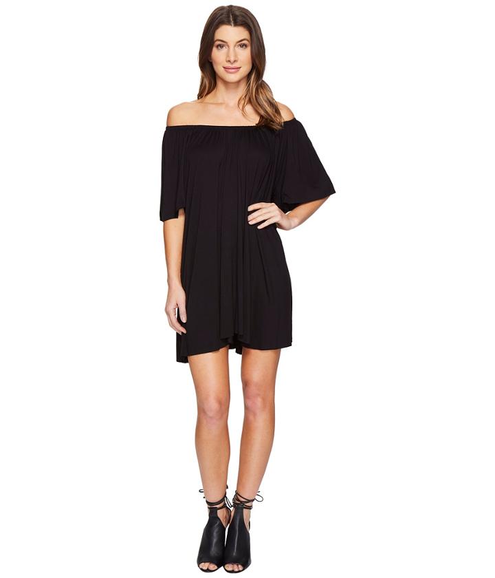 Culture Phit Loryn Off The Shoulder Dress (black) Women's Dress
