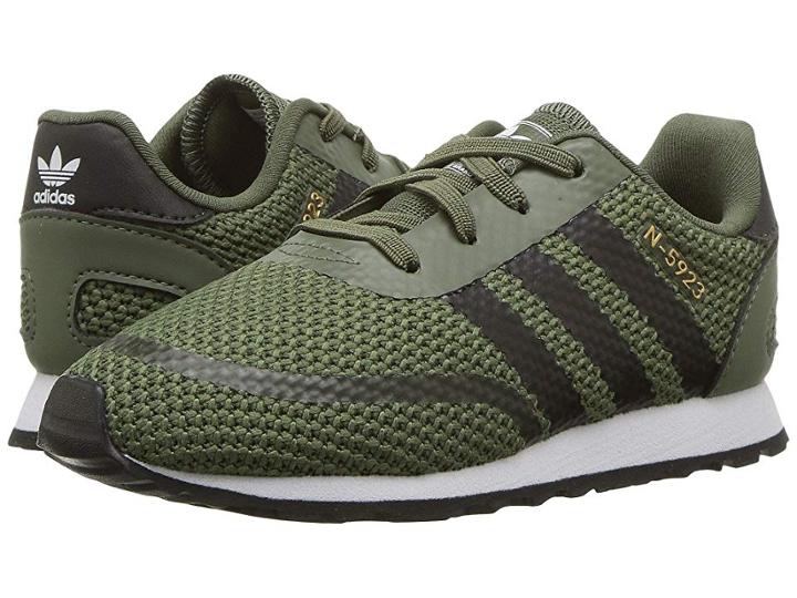 Adidas Originals Kids N-5923 Cls I (toddler) (base Green/black/white) Boys Shoes