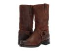 Frye Harness 12r (brown Waxed Suede) Cowboy Boots