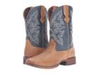 Roper Rowdy (tan Burnished Vamp/blue Shaft) Cowboy Boots