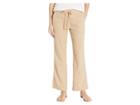 Per Se 31 Linen Drawsting Pants (khaki) Women's Casual Pants