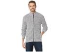 Kenneth Cole New York Long Sleeve Zip Mock Neck Sweater (salt And Pepper) Men's Sweater