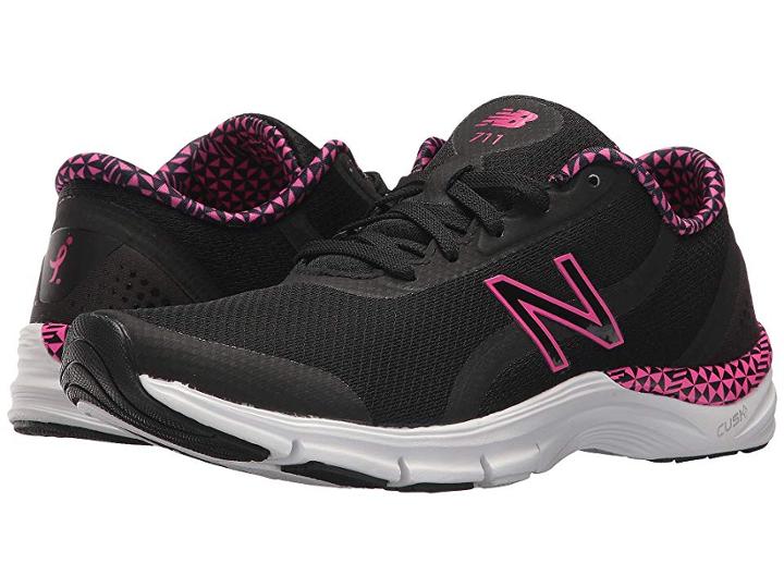 New Balance Wx711v3 (black/pink Glo) Women's Cross Training Shoes