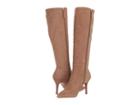Nine West Fallon Tall Dress Boot (natural/natural Suede) Women's Boots