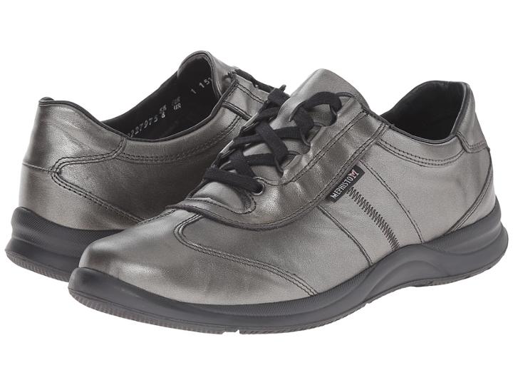 Mephisto Laser (dark Grey Perl Calfskin) Women's Lace Up Casual Shoes