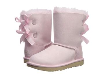 Ugg Kids Bailey Bow Ii (little Kid/big Kid) (seashell Pink) Girls Shoes