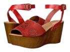 Seychelles Stormy (red) Women's Wedge Shoes