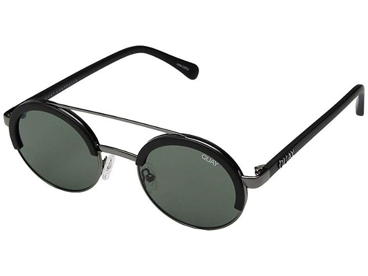 Quay Australia Come Around (black/green) Fashion Sunglasses