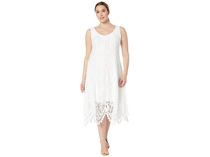 Taylor Sleeveless Lace Maxi Dress (ivory) Women's Dress