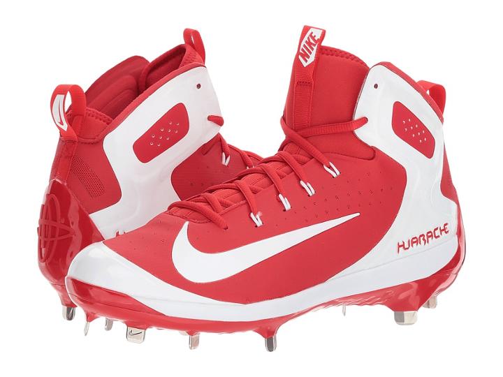 Nike Alpha Huarache Elite (university Red/white/white) Men's Cleated Shoes